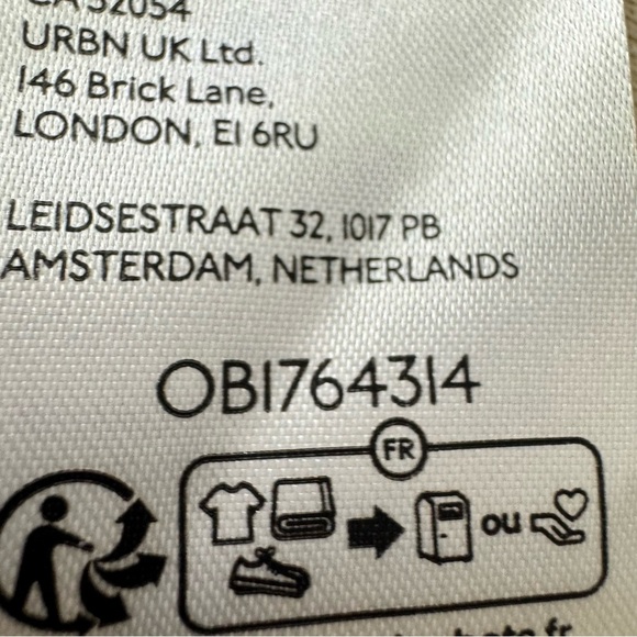 Urban Outfitters BDG Tan Teddy Sherpa Jacket Size Large Oversized - Picture 12 of 14